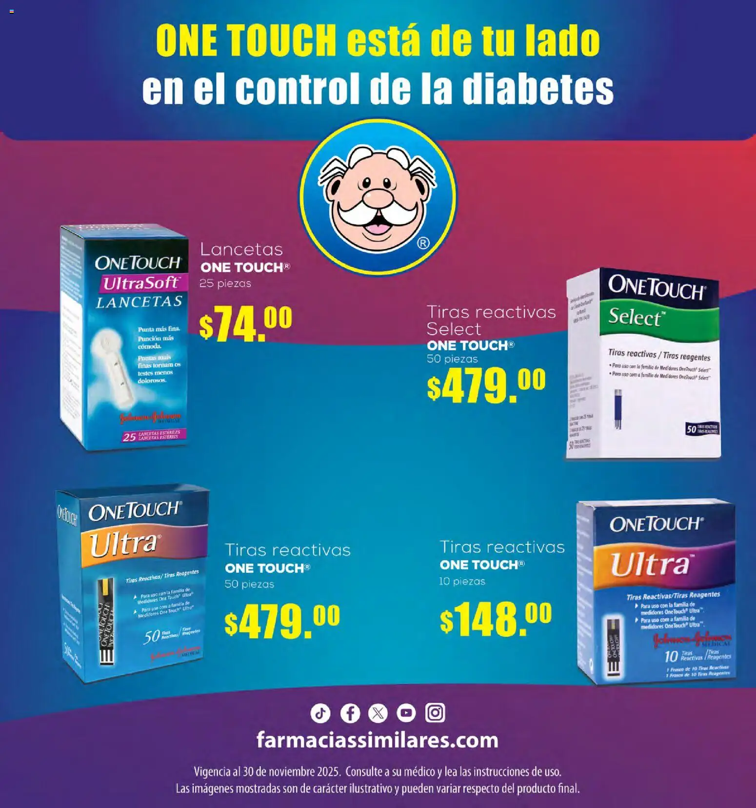 Nuevas ofertas de Farmacias Similares válidas en toda la República Mexicana desde el 01.11.2025. ¡Encuentra las mejores ofertas en Farmacias Similares catálogo! | Página: 28