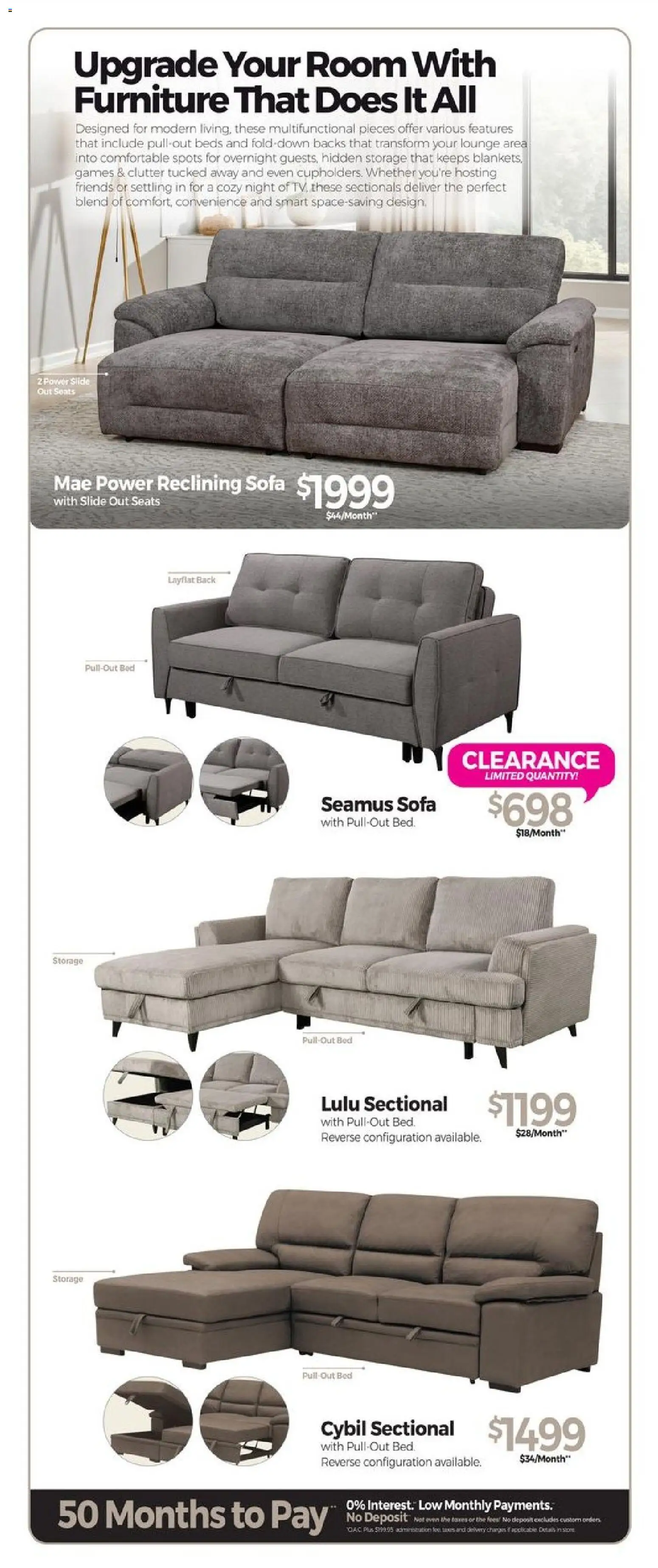 Tepperman's flyer valid from 03.04.2026 | Page: 4 | Products: Bed, Sofa