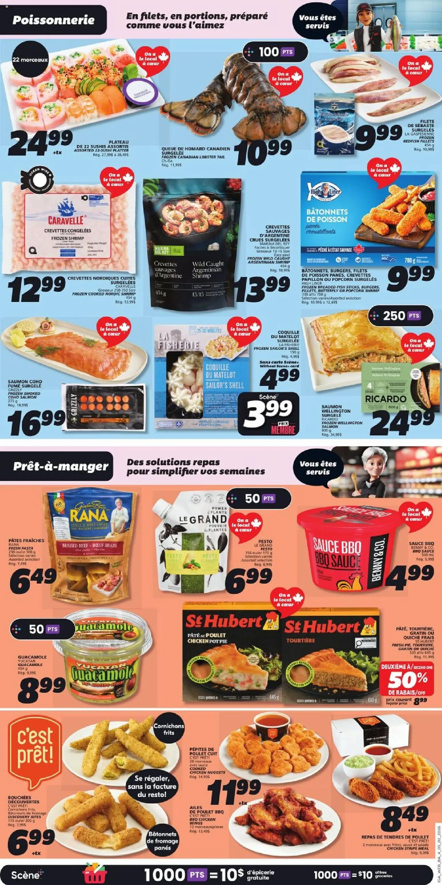 IGA flyer valid from 05.02.2026 | Page: 6 | Products: Fish, Beef, Pasta, Chicken