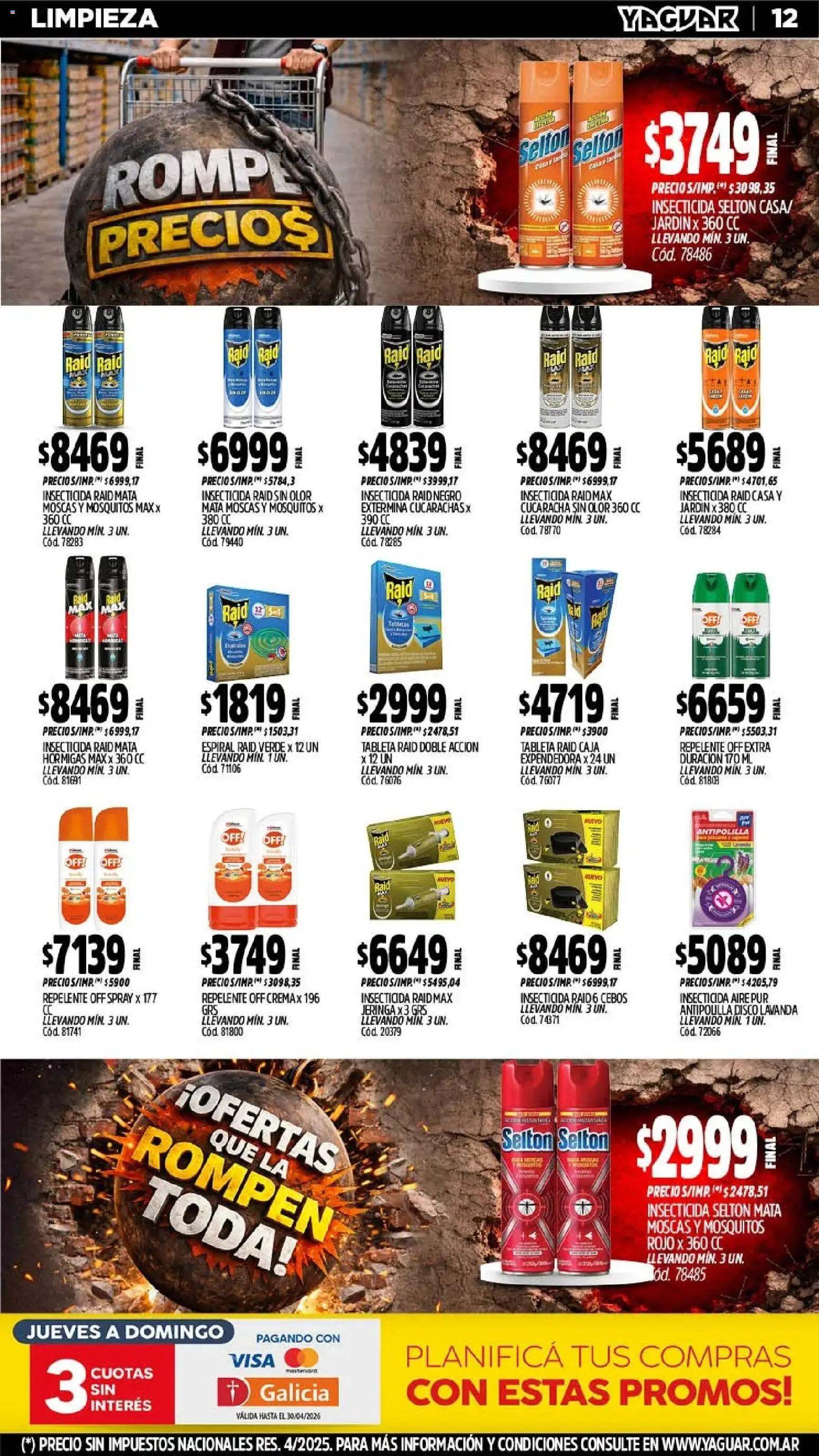 Yaguar - Oferta Semanal San Juan │ válido desde el 20.04.2026 | Página: 13 | Productos: Tableta, Repelente, Insecticida, Caja