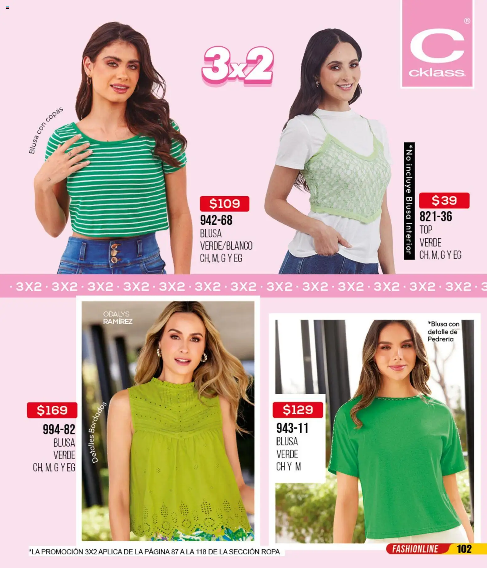 Nuevas ofertas de Cklass válidas en toda la República Mexicana desde el 18.03.2026. ¡Encuentra las mejores ofertas en Cklass catálogo Liquidación total calzado! | Página: 348 | Productos: Blusa, Ropa