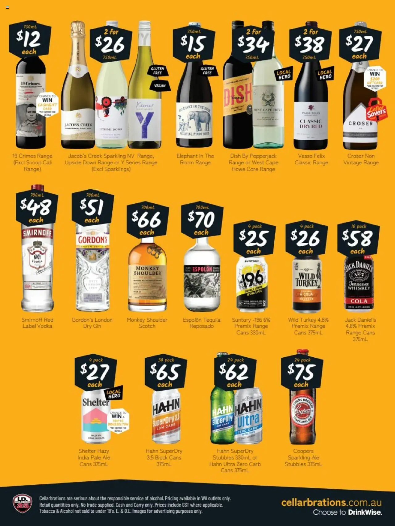 Cellarbrations catalogue - valid from 06.10.2025 | Page: 2 | Products: Gin, Vodka, Whiskey, Scotch