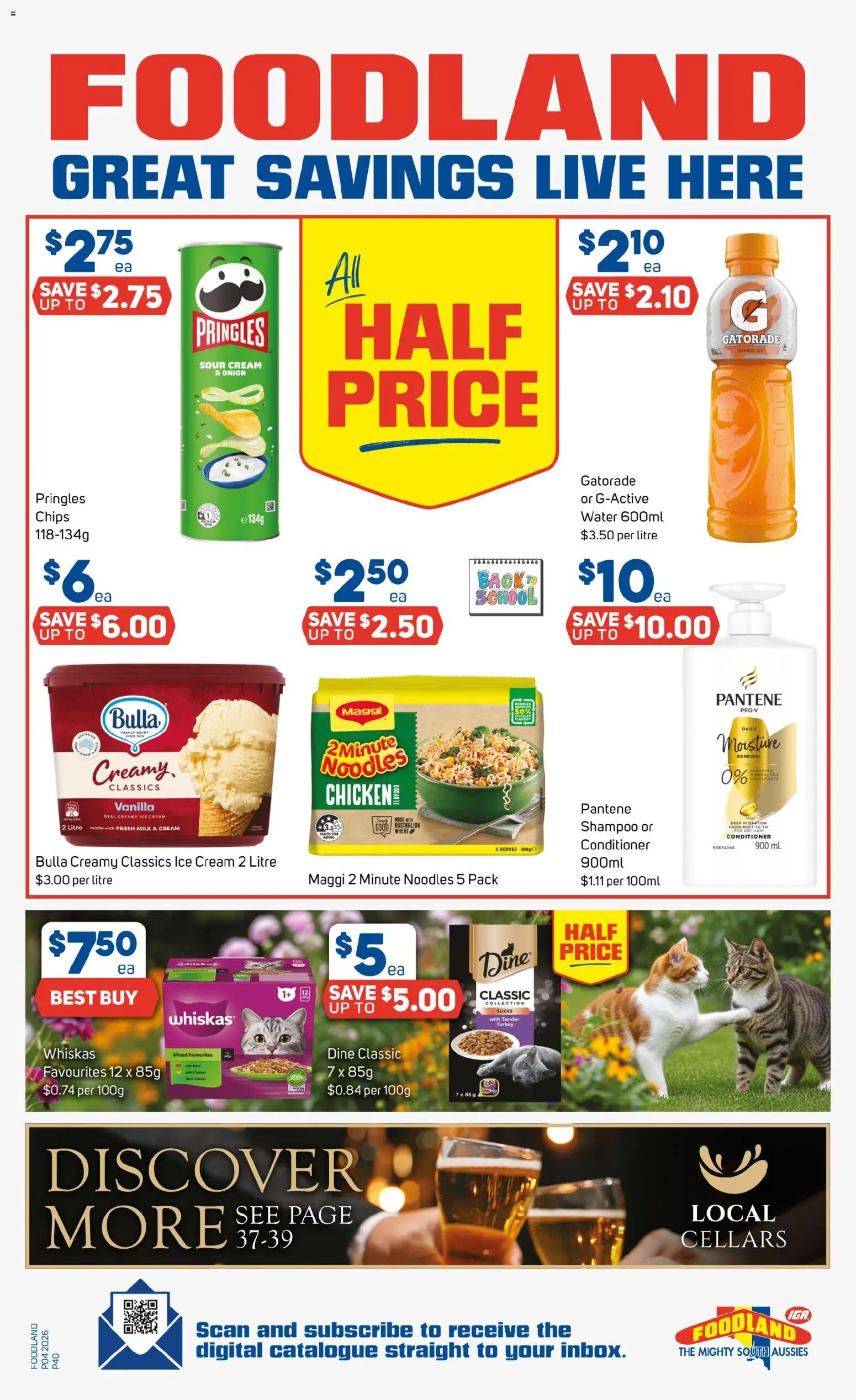 Foodland catalogue - valid from 21.01.2026 | Page: 40 | Products: Shampoo, Conditioner, Ice cream, Turkey