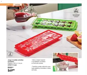 Vista previa de Juego 2 moldes estrellas navideñas, Plástico. 29.2 x 11.4 cm (203211) 6 pts, nuevo folleto de la tienda, válido en México a partir del 07.11.2025 | Página: 50