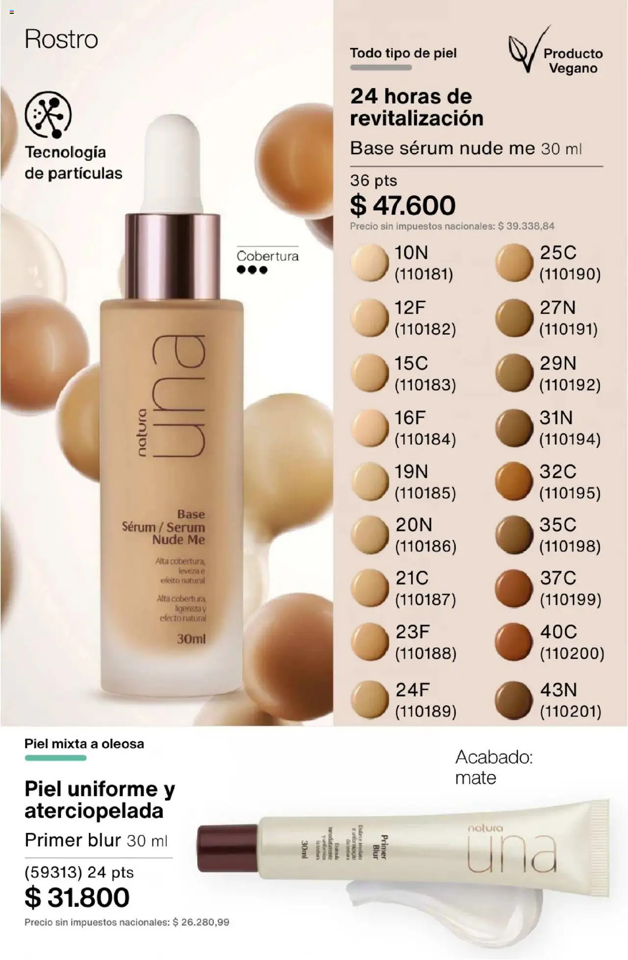 Natura - Catálogo Ciclo 15 │ válido desde el 01.10.2025 | Página: 102 | Productos: Mate, Serum