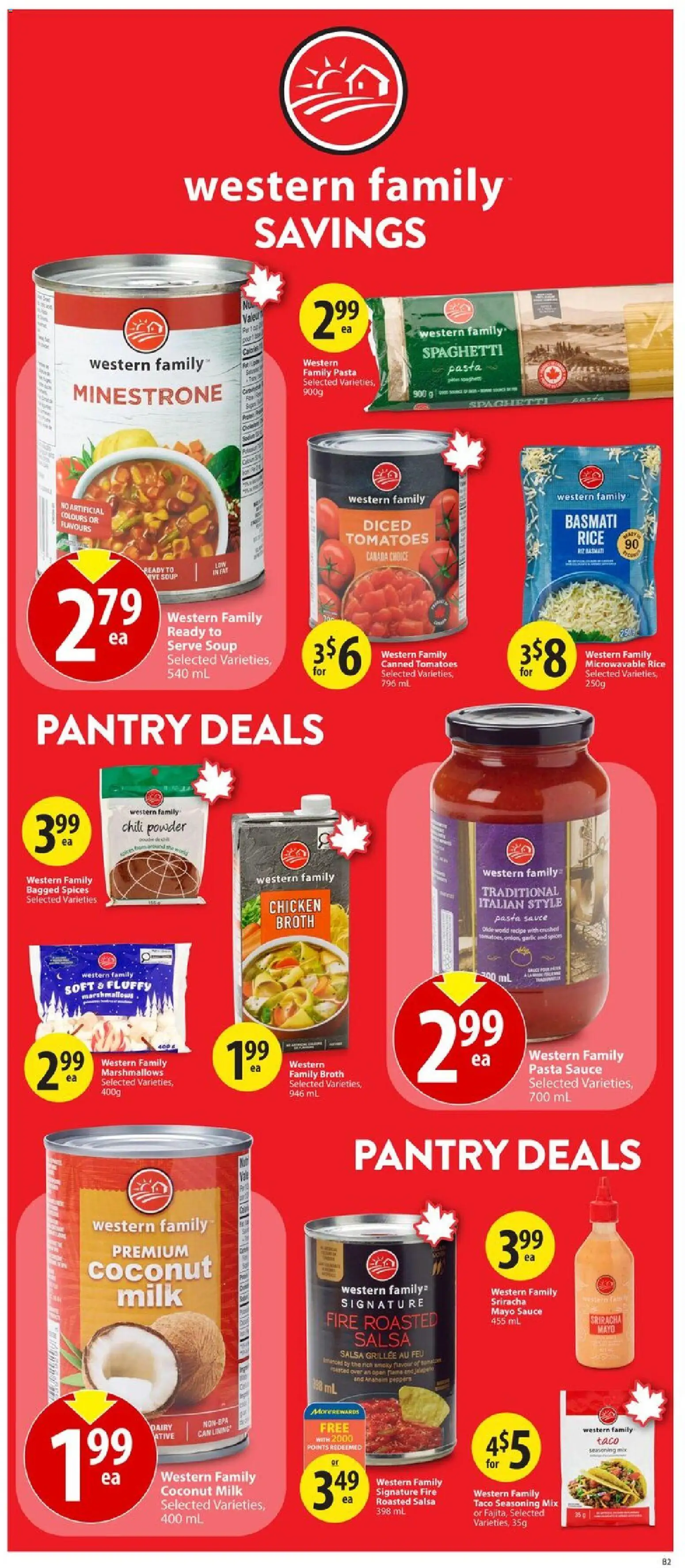 Save on foods flyer valid from 13.11.2025 | Page: 19 | Products: Rice, Powder, Chicken, Tomatoes
