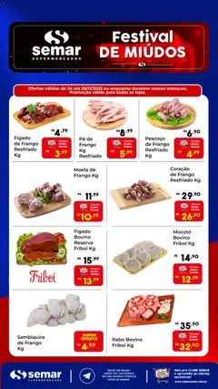 Semar Supermercado - Ofertas Terça e Quarta da Feira - Pré-Visualização do folheto da loja Semar Supermercado, válido de 25.11.2025