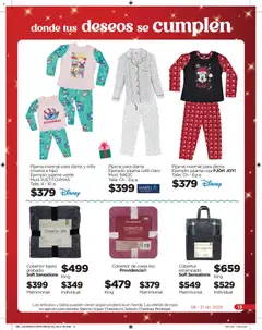 Vista previa de Chedraui folleto Celebraciones, nuevo folleto de la tienda, válido en México a partir del 08.12.2025 | Página: 13 | Productos: Pijama, Cobertor, Café, Ropa