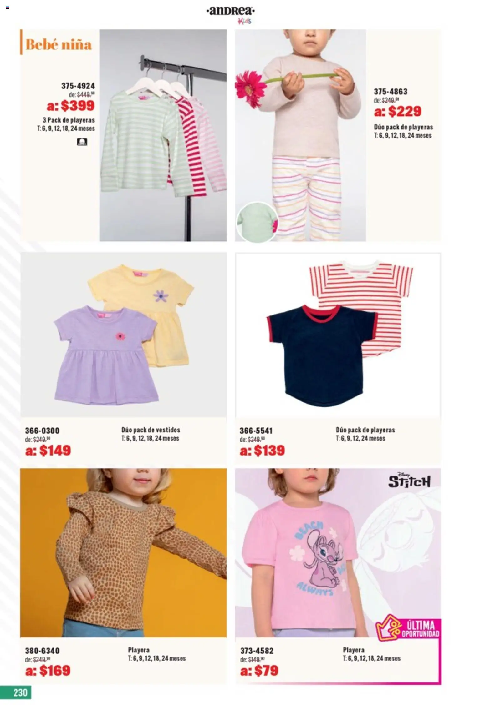 Nuevas ofertas de Andrea válidas en toda la República Mexicana desde el 05.04.2026. ¡Encuentra las mejores ofertas en Andrea catálogo Outlet! | Página: 230 | Productos: Playera