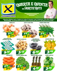 X Supermercados - Ofertas Quarta e Quinta do Hortifruti - Pré-Visualização do folheto da loja X Supermercados, válido de 17.12.2025