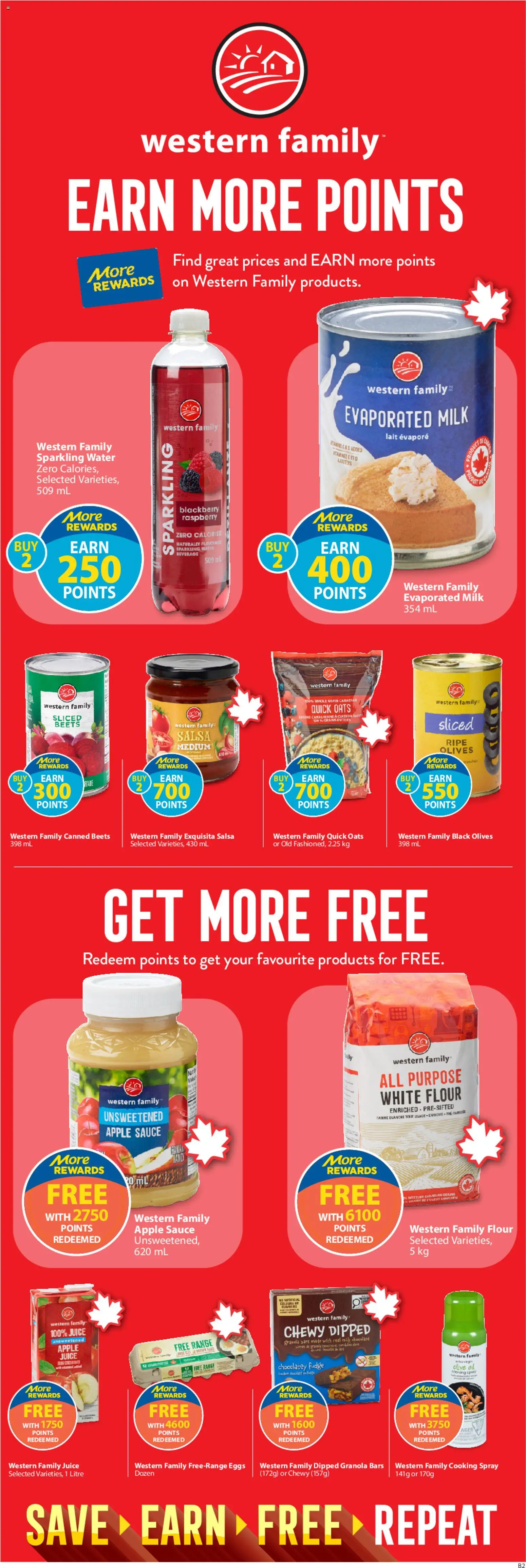 Save on foods flyer valid from 02.04.2026 | Page: 32 | Products: Milk, Eggs, Oil, Juice