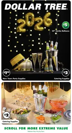 Preview of Dollar Tree weekly ads valid from 26.12.2025