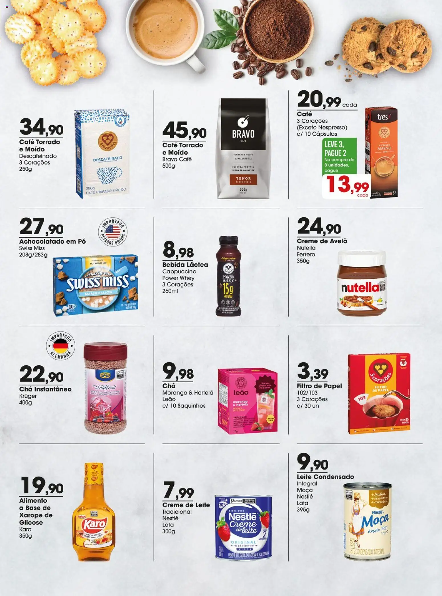 Zaffari Folheto - válido de 16.12.2025 | Página: 5 | Produtos: Hortelã, Café, Leite condensado, Creme de avelã