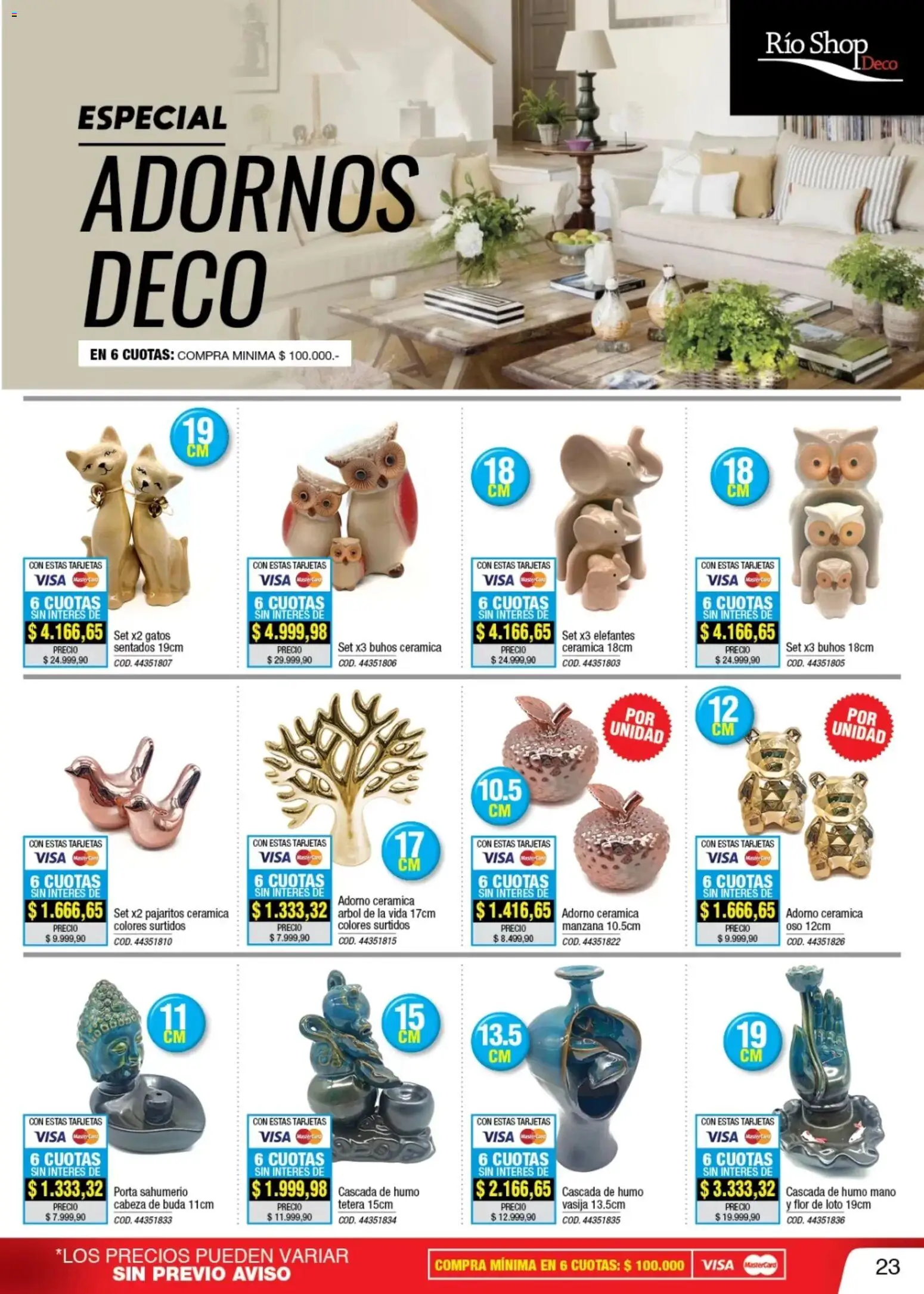 Río Shop Deco catálogo │ válido desde el 01.01.2026 | Página: 23 | Productos: Sahumerio, Porta sahumerio, Manzana, Tetera
