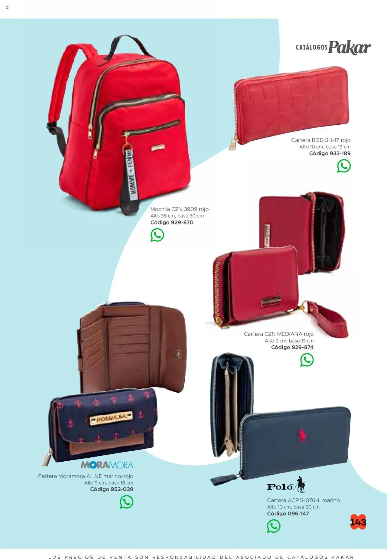 Nuevas ofertas de SC Pakar válidas en toda la República Mexicana desde el 31.01.2025. ¡Encuentra las mejores ofertas en SC Pakar catálogo Ropa! | Página: 143 | Productos: Mochila