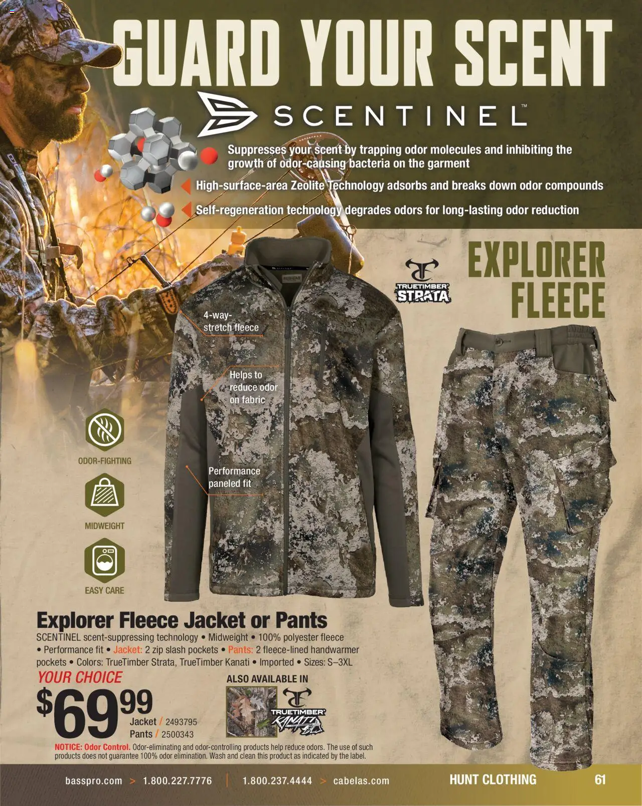 Cabela's Hunting Master 25 - valid from 11.08.2025 | Page: 61 | Products: Jacket, Pants