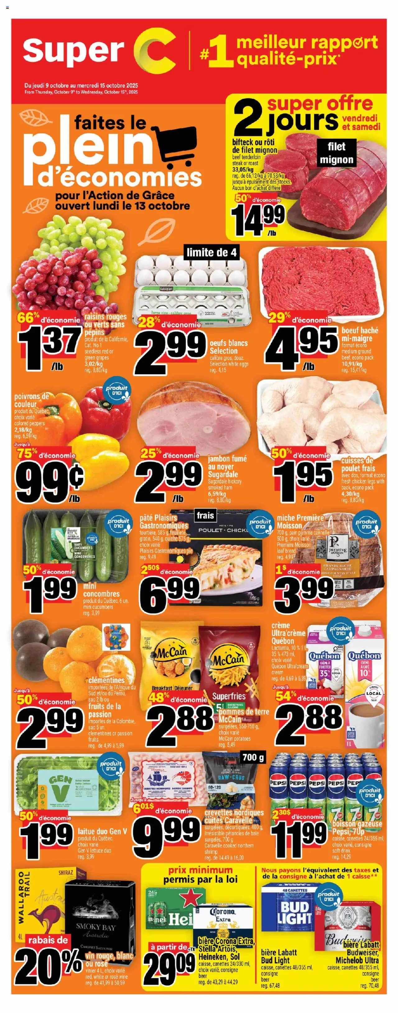 Super C flyer valid from 09.10.2025 | Page: 1
