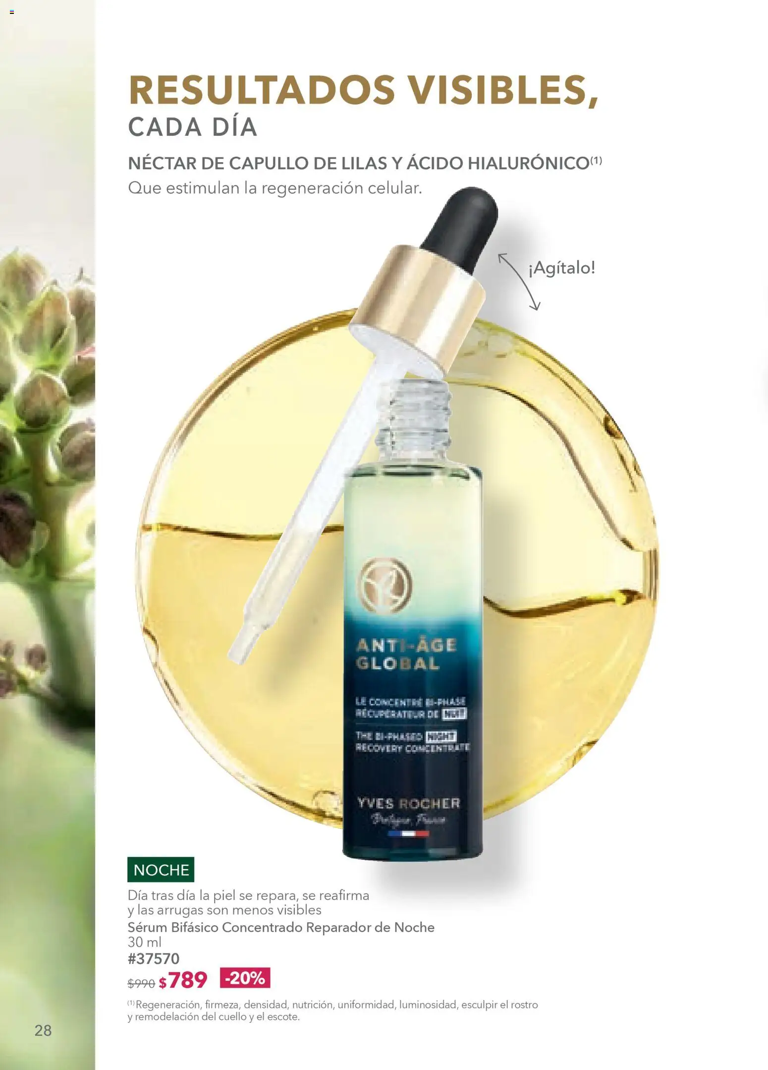 Nuevas ofertas de Yves Rocher válidas en toda la República Mexicana desde el 03.03.2026. ¡Encuentra las mejores ofertas en Yves Rocher campaña 4 2026! | Página: 28 | Productos: Serum