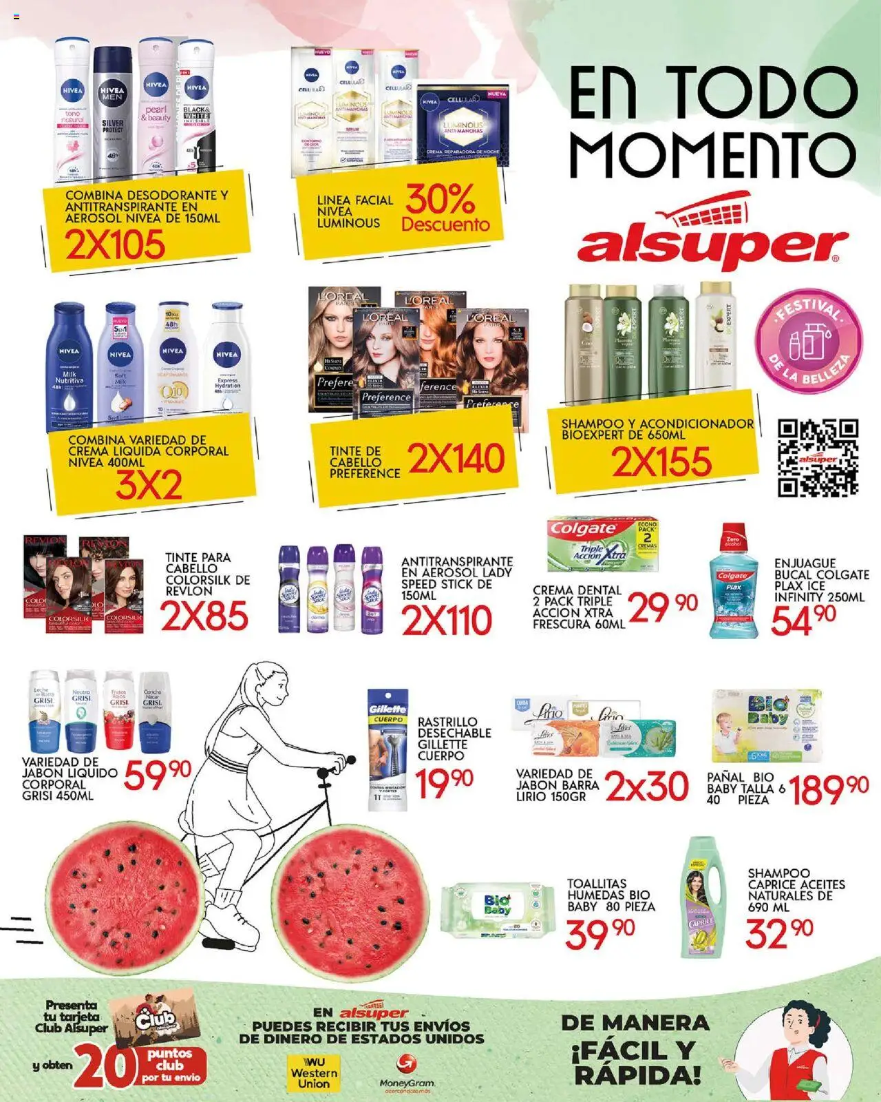 Nuevas ofertas de Alsuper válidas en toda la República Mexicana desde el 14.10.2025. ¡Encuentra las mejores ofertas en Alsuper - Folleto! | Página: 8 | Productos: Desodorante, Jabón líquido, Body, Jabón