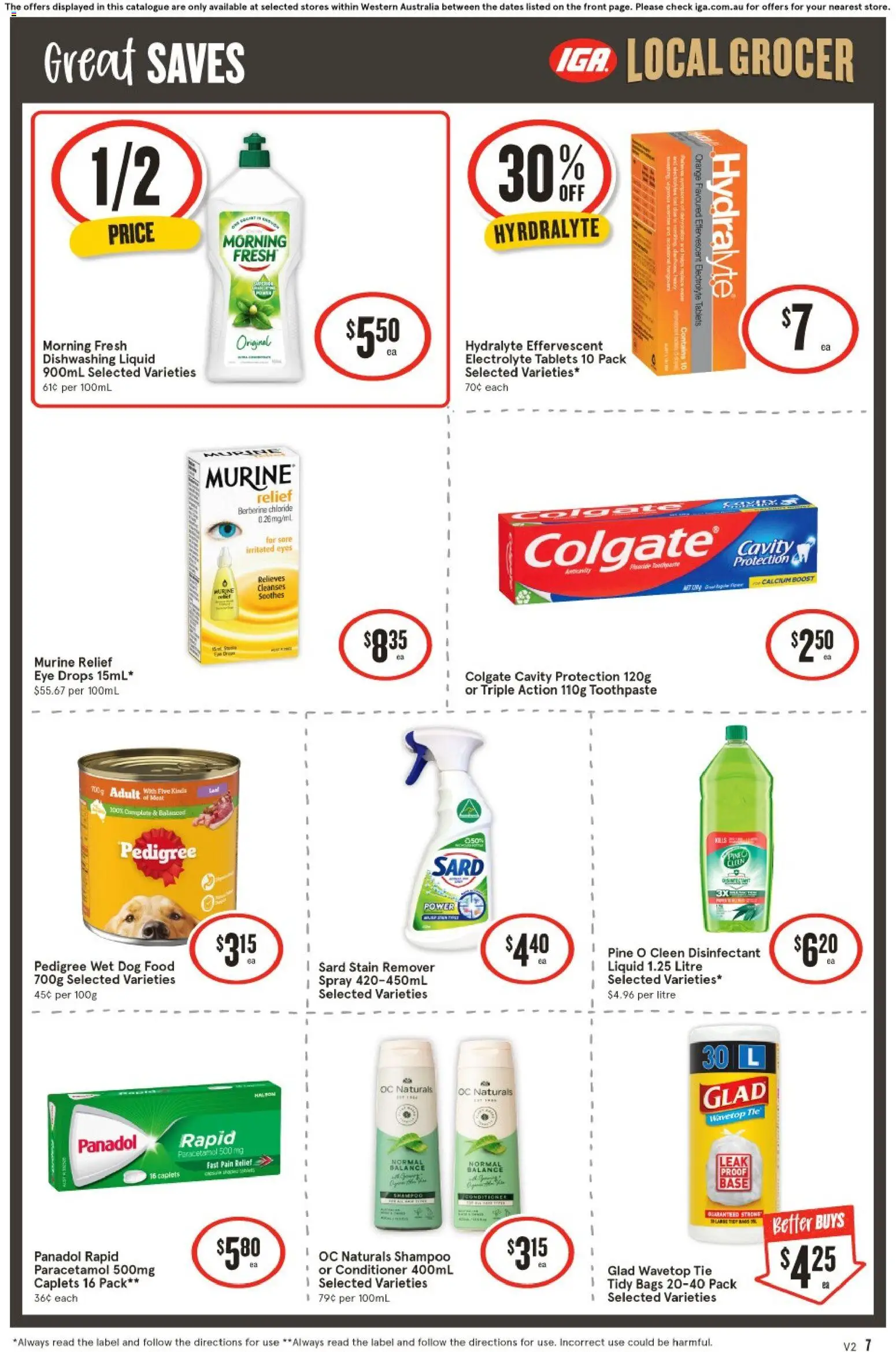 IGA catalogue - valid from 24.12.2025 | Page: 7 | Products: Meat, Toothpaste, Stain remover, Tie