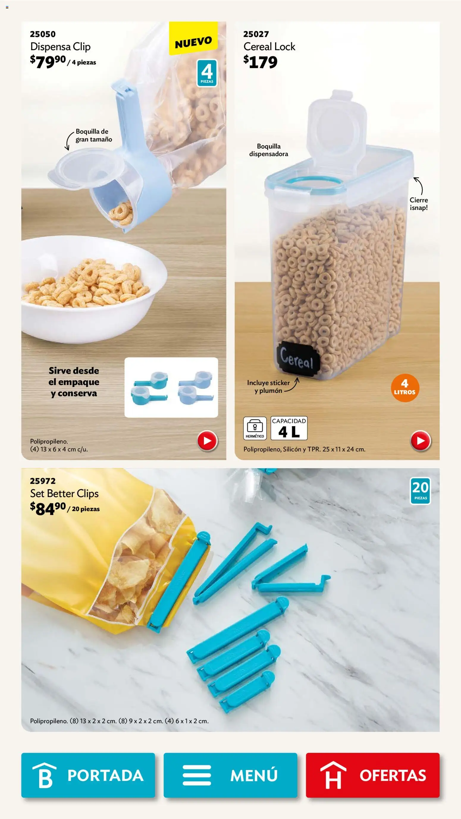 Nuevas ofertas de Betterware válidas en toda la República Mexicana desde el 03.11.2025. ¡Encuentra las mejores ofertas en Betterware campaña 11 2025! | Página: 64