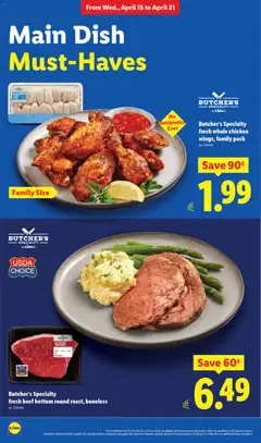 Preview of Lidl weekly ads valid from 15.04.2026 | Page: 14 | Products: Beef