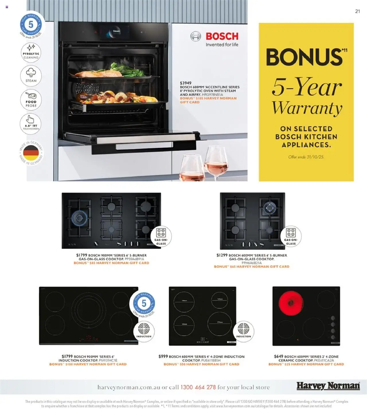 Harvey Norman catalogue - valid from 10.10.2025 | Page: 21 | Products: Accessories, Oven
