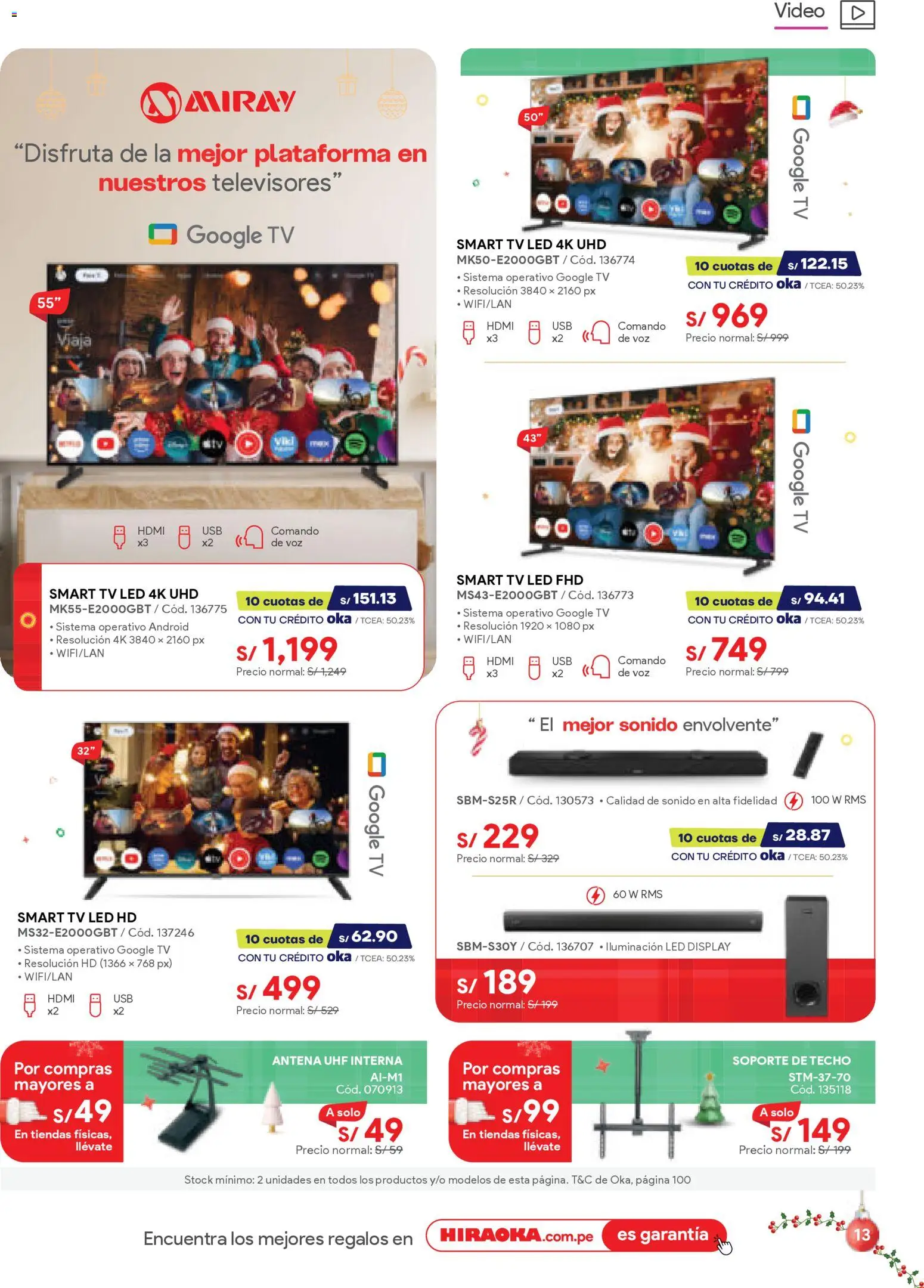 Catálogo Hiraoka válido desde 06.12.2025 | Página: 13 | Productos: Video