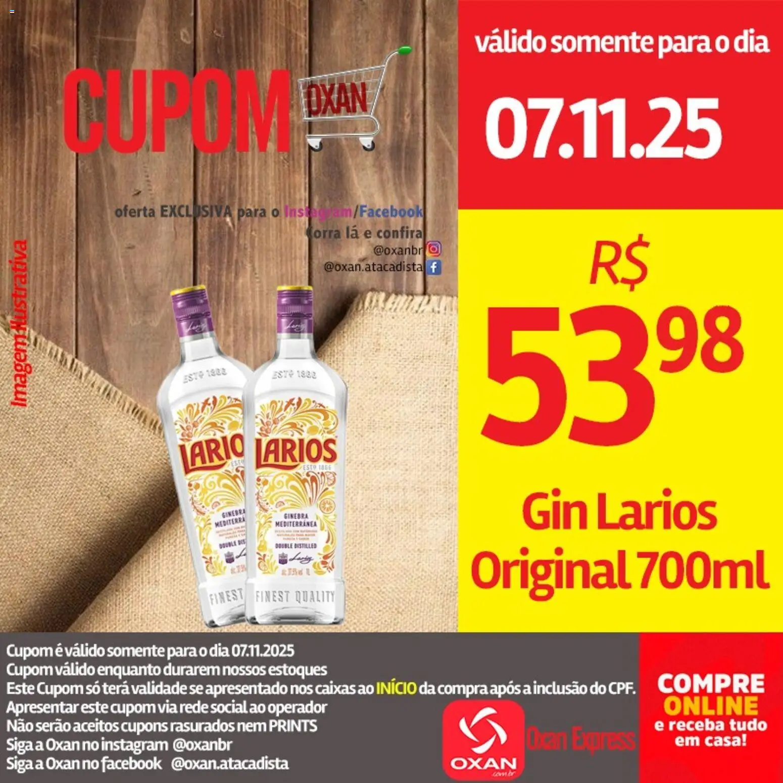 Oxan Atacadista Folheto - válido de 07.11.2025 | Página: 4 | Produtos: Gin