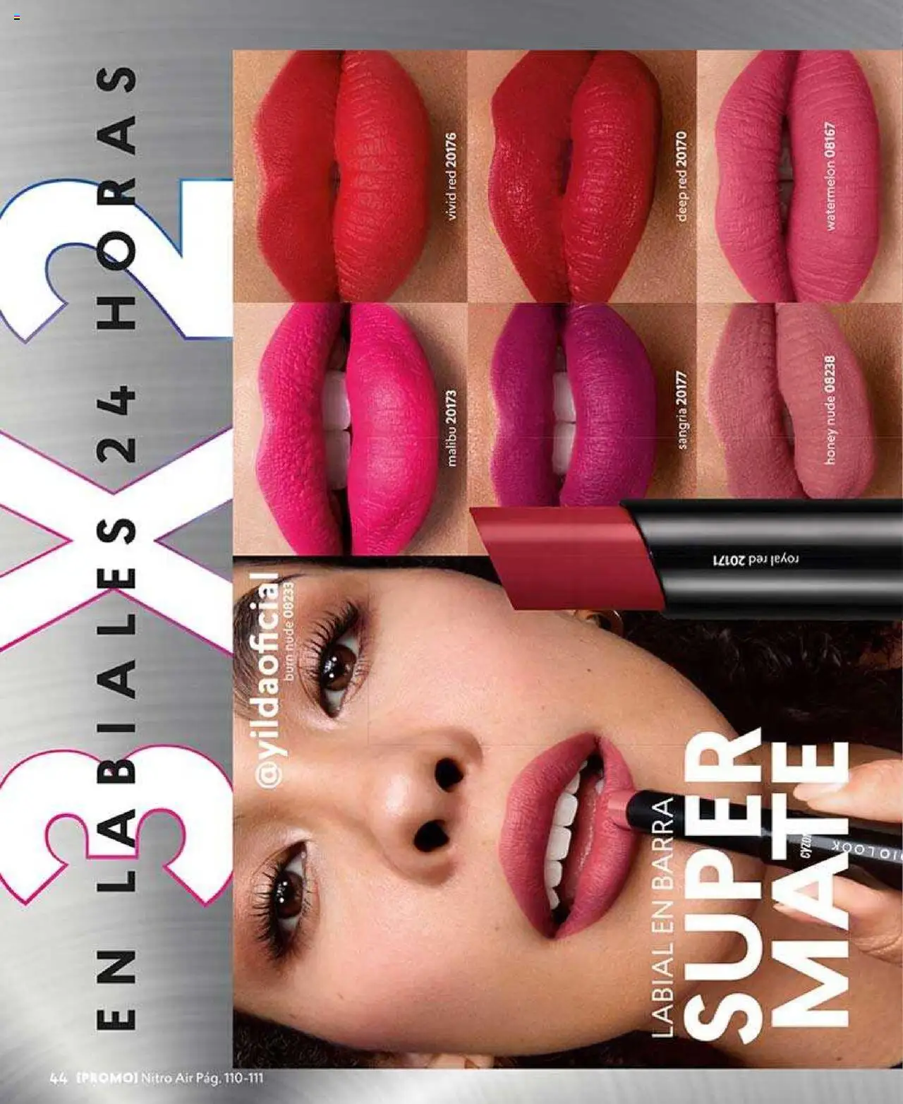 Catálogo CyZone Campaña 10 │ válido desde el 02.06.2025 | Página: 44 | Productos: Mate, Labial