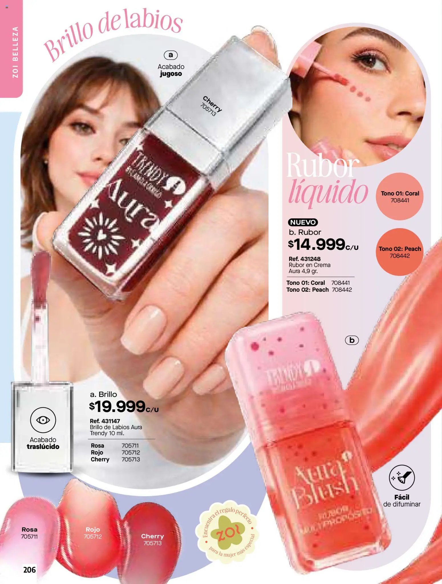 Pacifika revista - valida desde el 24.02.2026 | Página: 208 | Productos: Crema, Rubor, Brillo, Brillo de labios