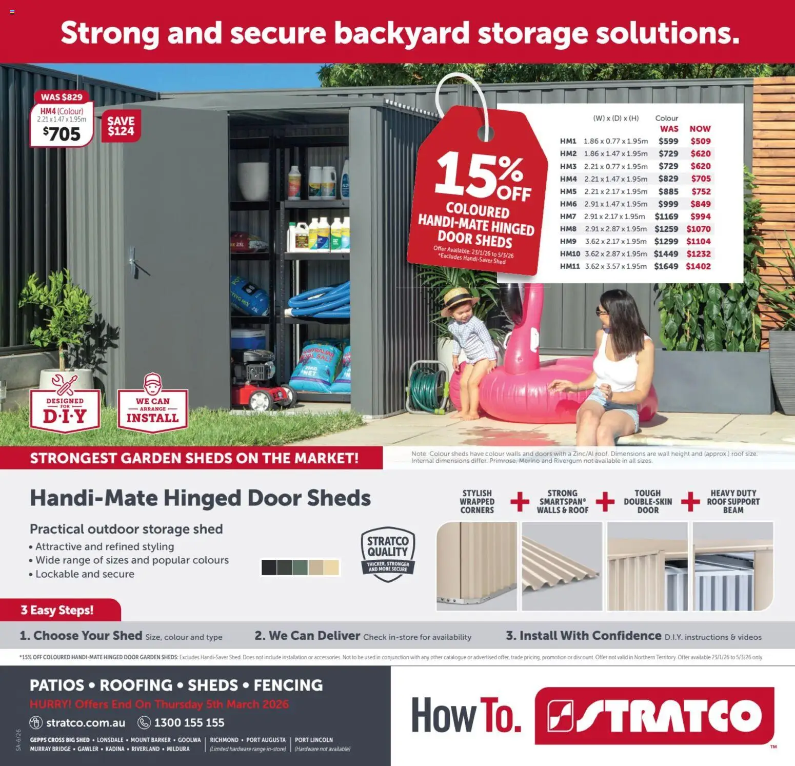 Stratco catalogue - valid from 23.01.2026 | Page: 24 | Products: Door, Shed