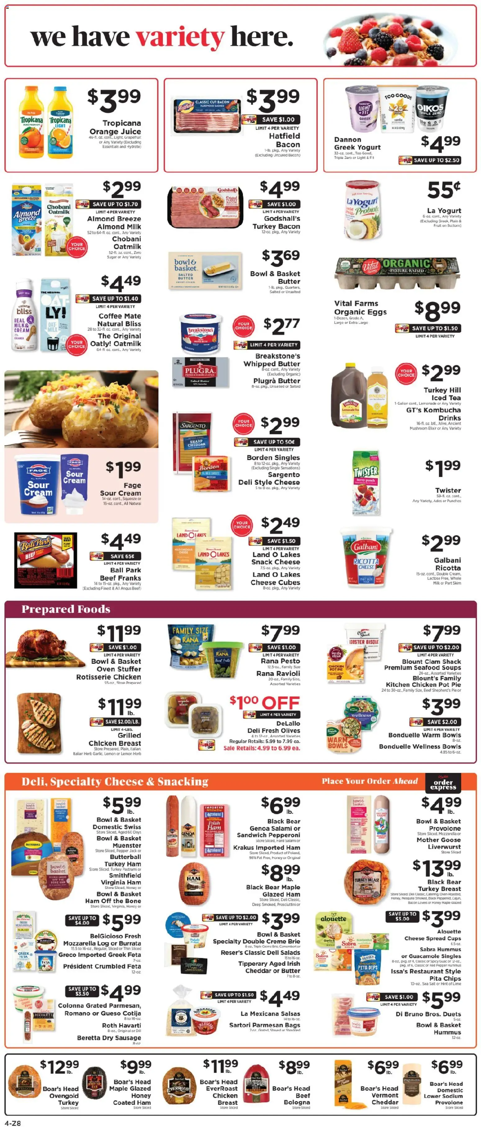 ShopRite Weekly Ad - valid from 13.02.2026 | Page: 5 | Products: Cheese, Sour cream, Chips, Grapefruit