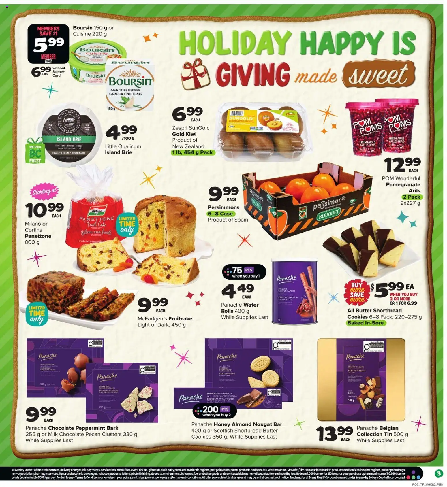Thrifty Foods flyer valid from 20.11.2025 | Page: 4 | Products: Cookies, Case, Milk, Butter
