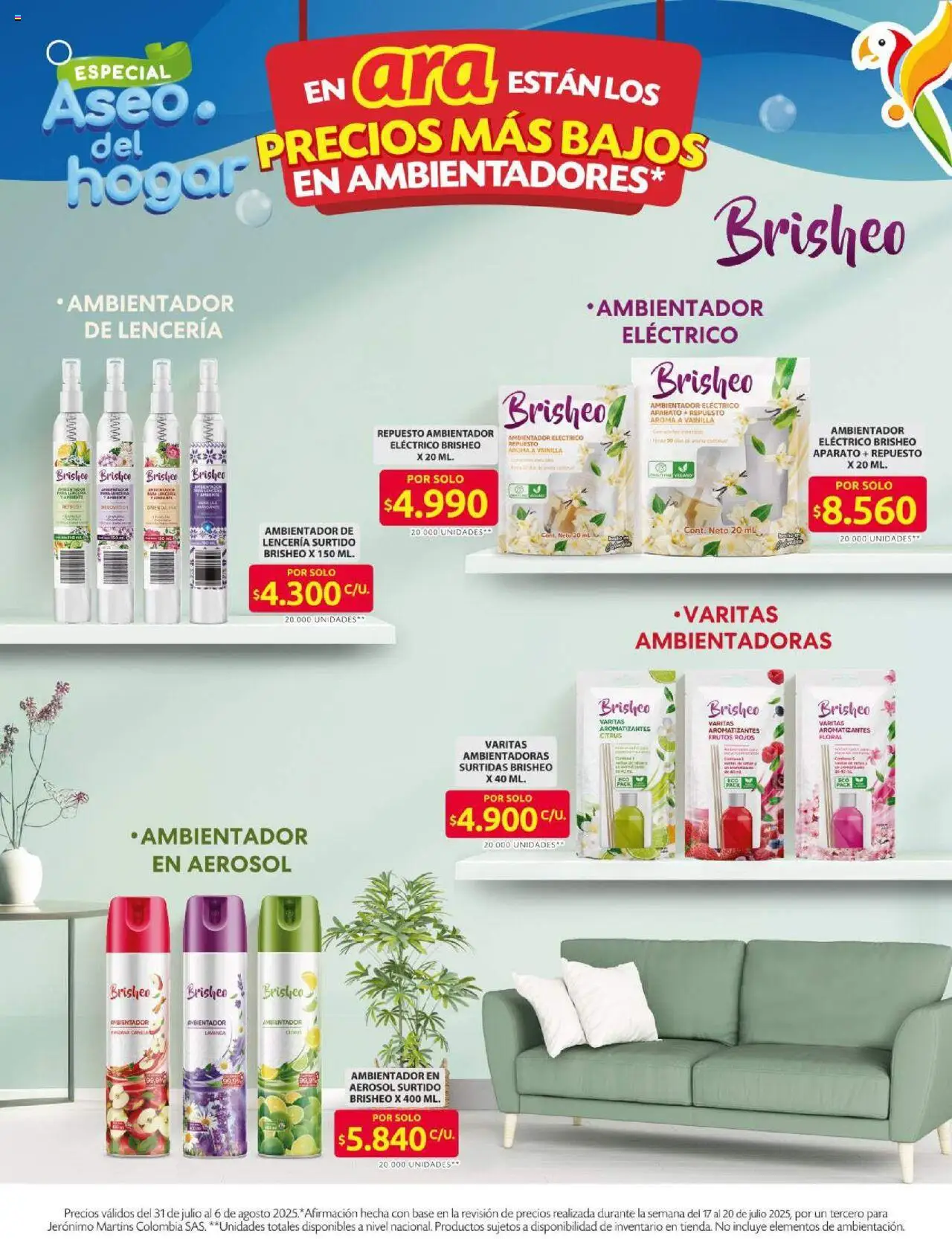 Ara revista - valida desde el 31.07.2025 | Página: 8 | Productos: Lenceria