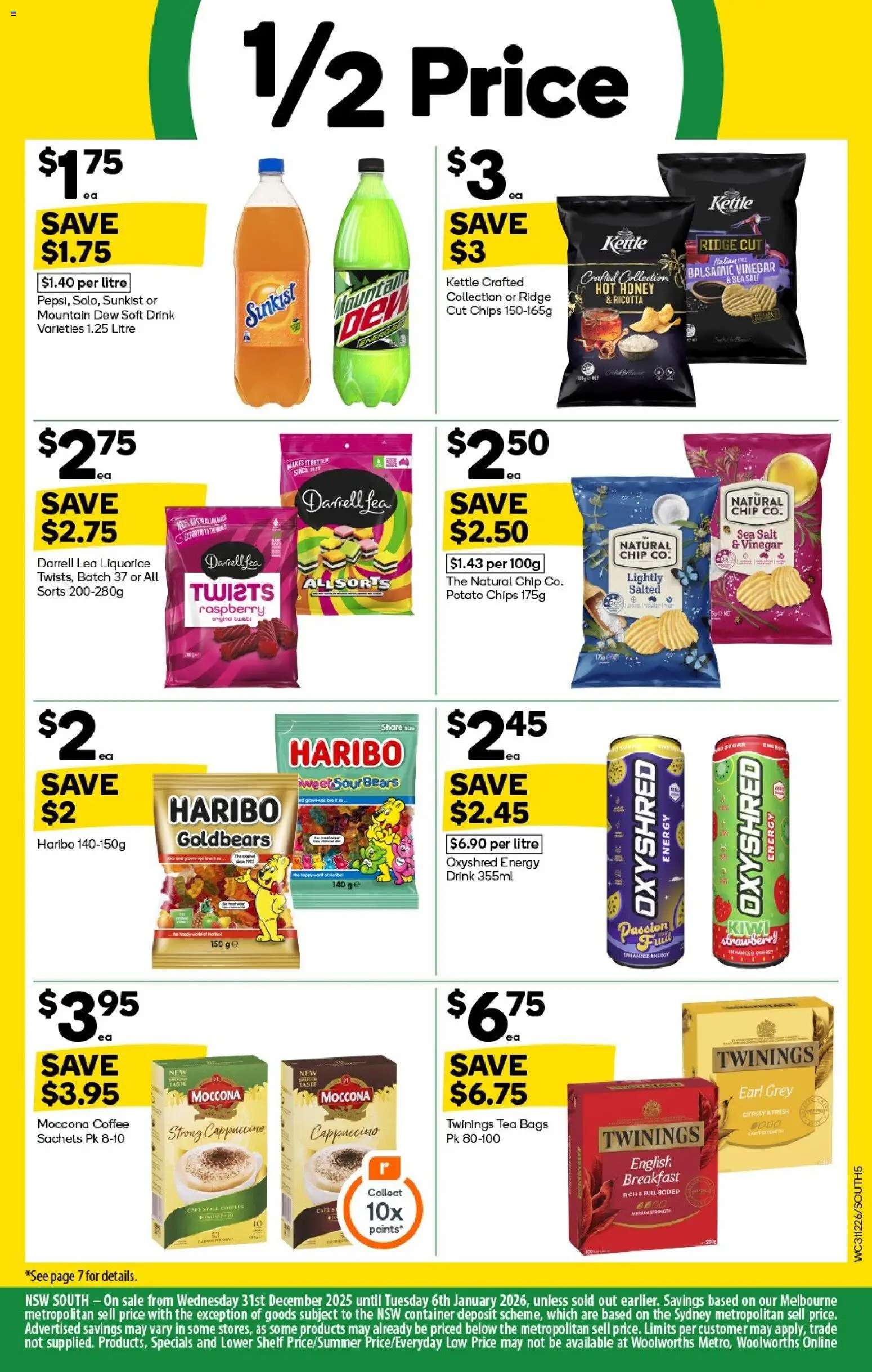 Woolworths catalogue - valid from 31.12.2025 | Page: 5 | Products: Coffee, Honey, Salt, Raspberry