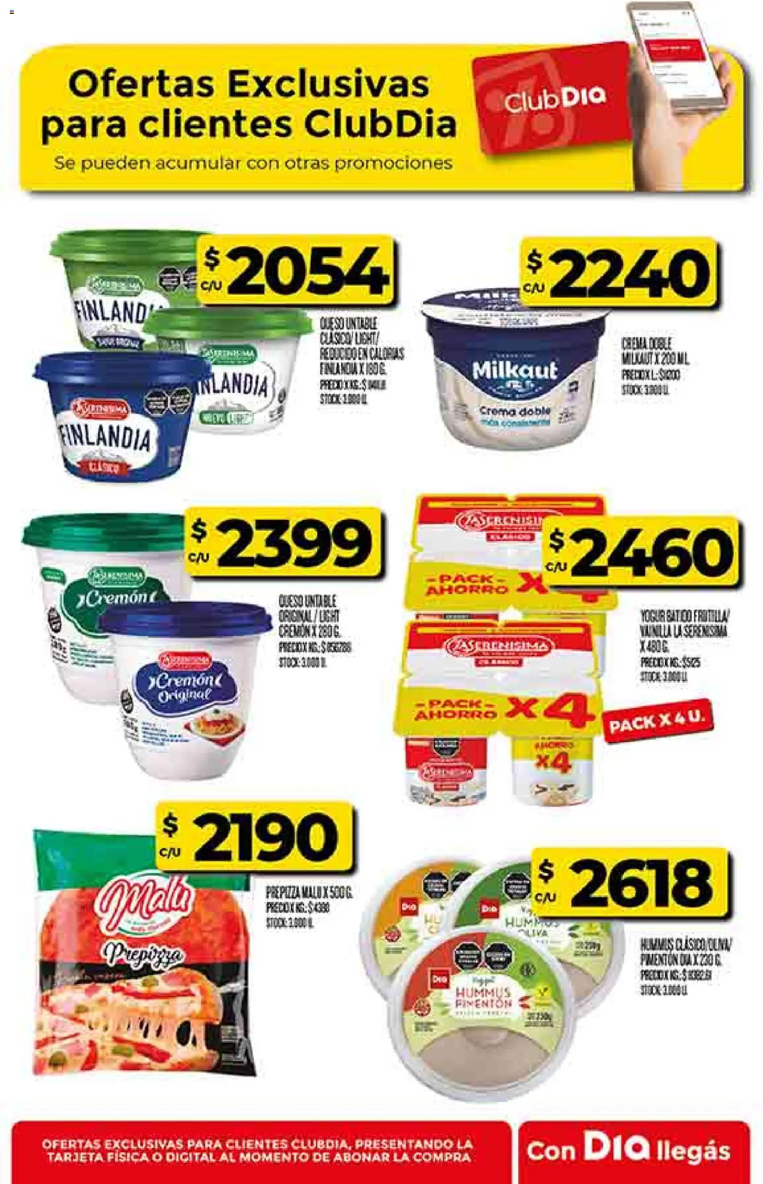 Supermercado DIA Ofertas │ válido desde el 19.11.2025 | Página: 47 | Productos: Pimentón, Queso, Yogur, Crema