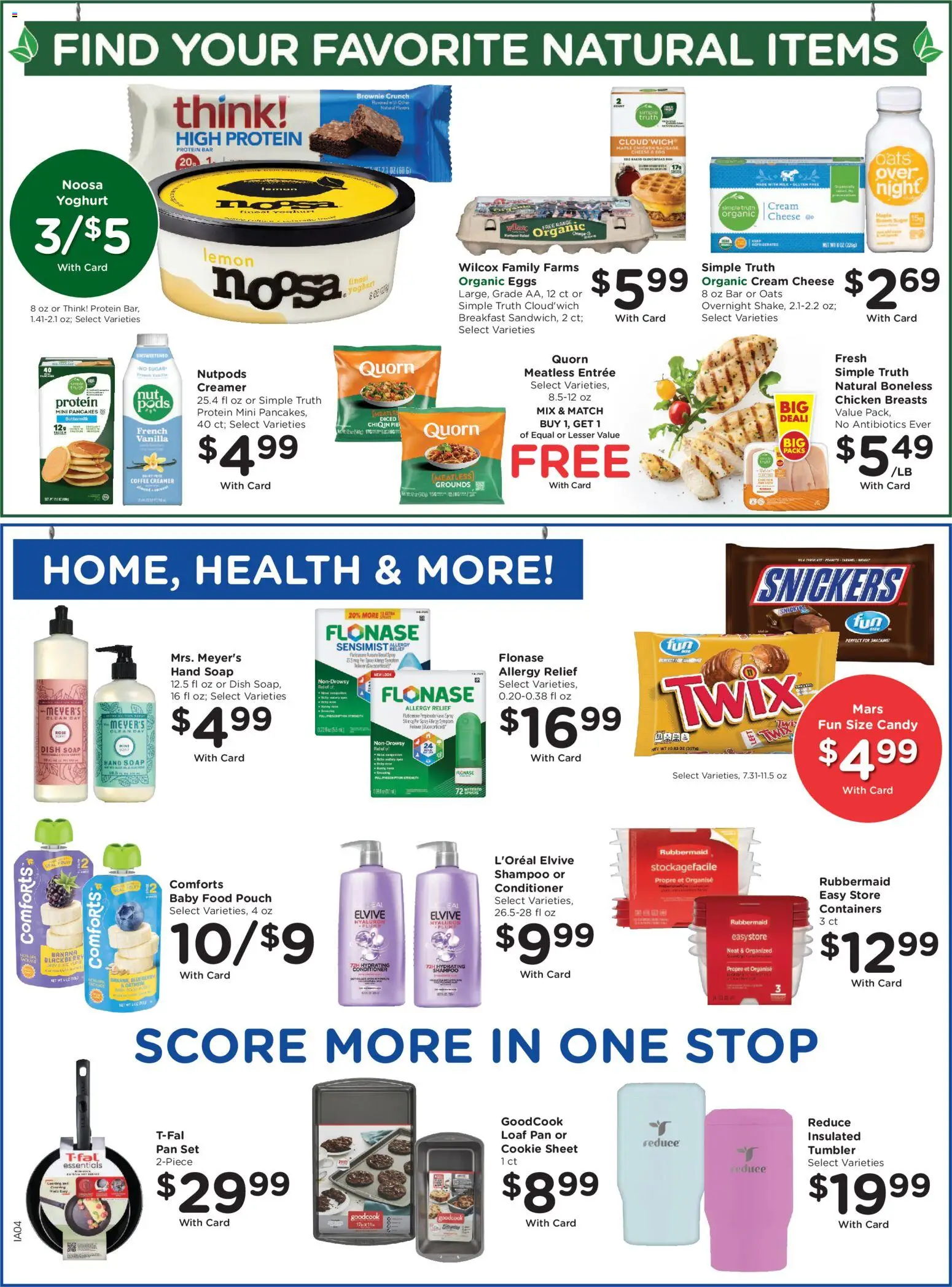 Fred Meyer Weekly Ad - valid from 22.04.2026 | Page: 8 | Products: Shampoo, Cheese, Soap, Sausage