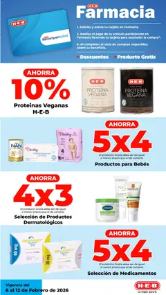 Vista previa de H-E-B folleto, nuevo folleto de la tienda, válido en México a partir del 06.02.2026 | Página: 14 | Productos: Toallitas húmedas, Cacao, Caja, Polvo