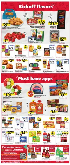 Winn Dixie Weekly Ad - valid from 10.09.2025 | Page: 3 | Products: Pizza, Tea, Cream, Sausage
