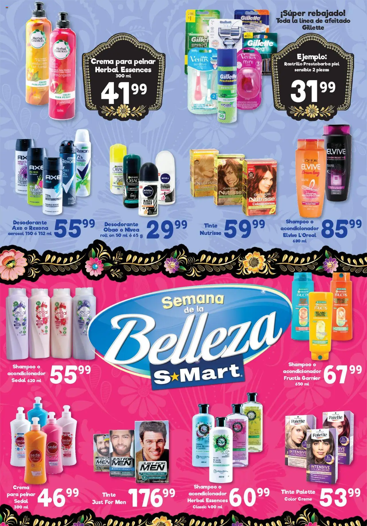 Nuevas ofertas de S-Mart válidas en toda la República Mexicana desde el 09.09.2025. ¡Encuentra las mejores ofertas en S-Mart - Folleto de Feria - Matamoros! | Página: 3 | Productos: Desodorante, Crema, Agua, Té