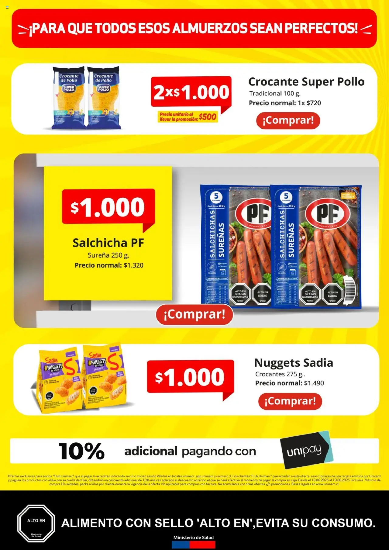 Unimarc ofertas  │ válido desde el 18.06.2025 | Página: 20 | Productos: Pollo