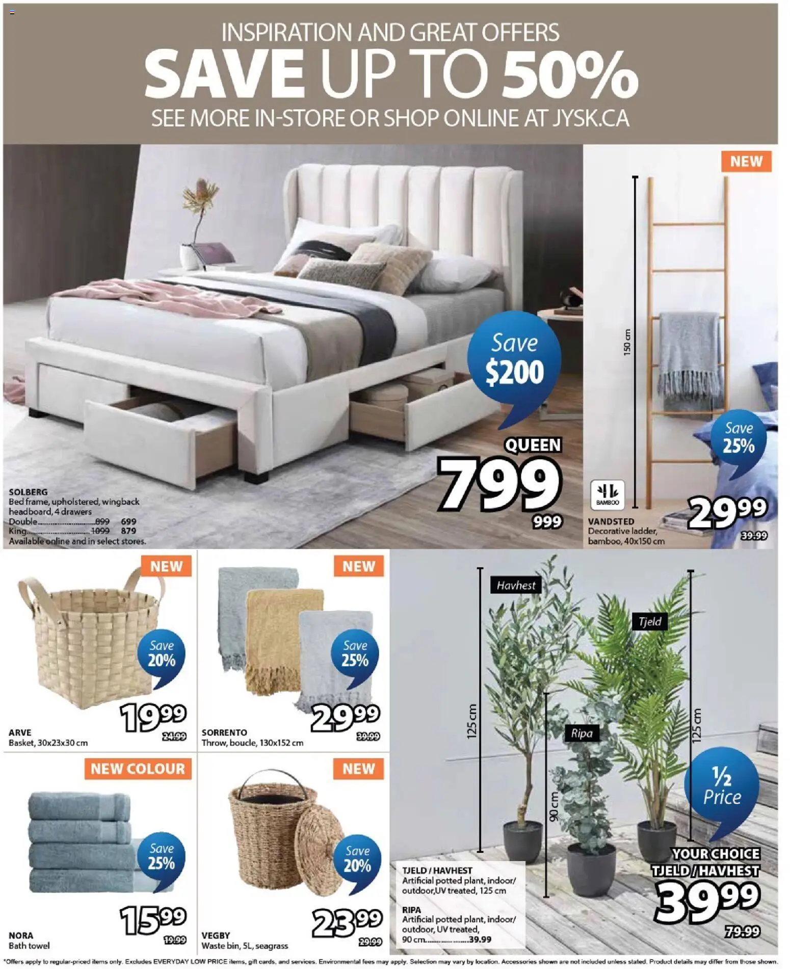 JYSK flyer valid from 09.04.2026 | Page: 25 | Products: Bed, Bath