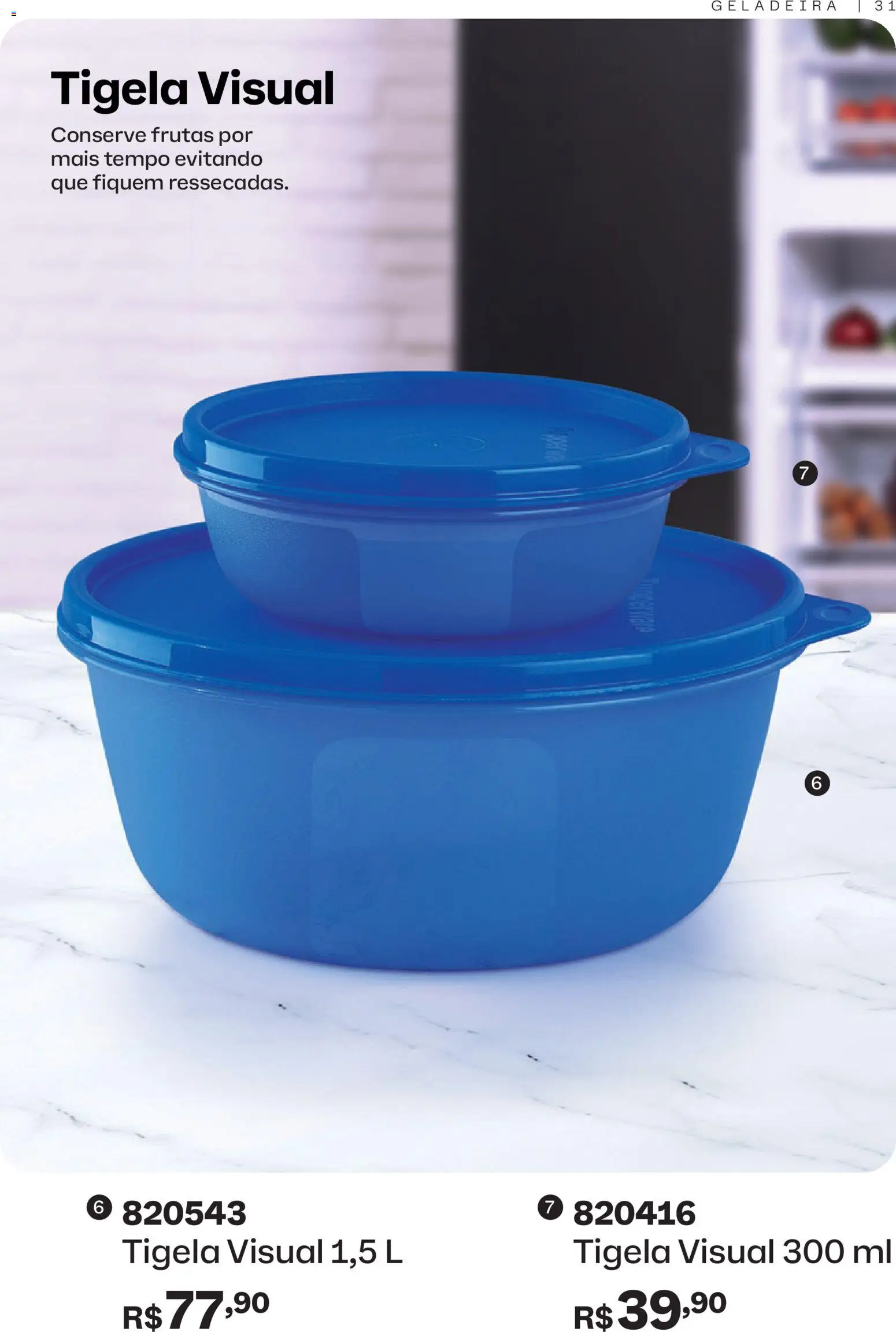 Tupperware Folheto - válido de 01.12.2025 | Página: 31 | Produtos: Geladeira, Tigela