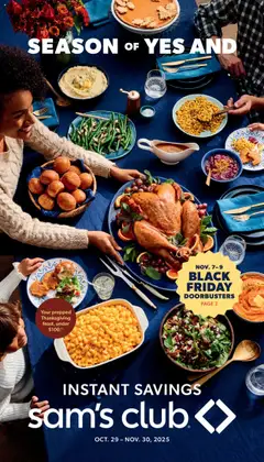 Preview of Sam's Club weekly ads valid from 20.10.2025