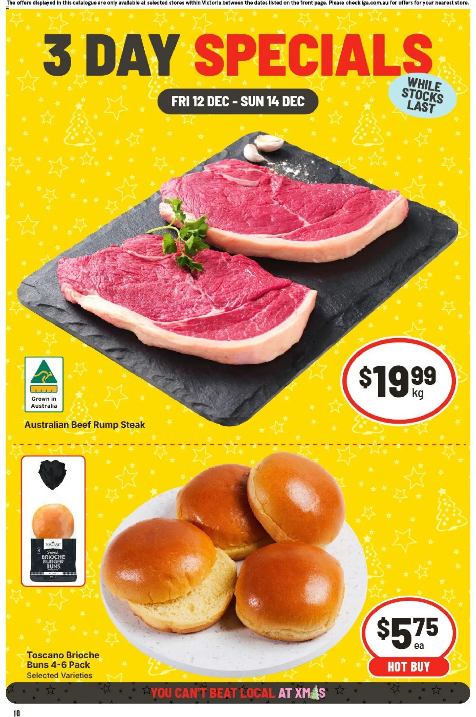 IGA catalogue - valid from 12.12.2025 | Page: 1 | Products: Beef, Steak