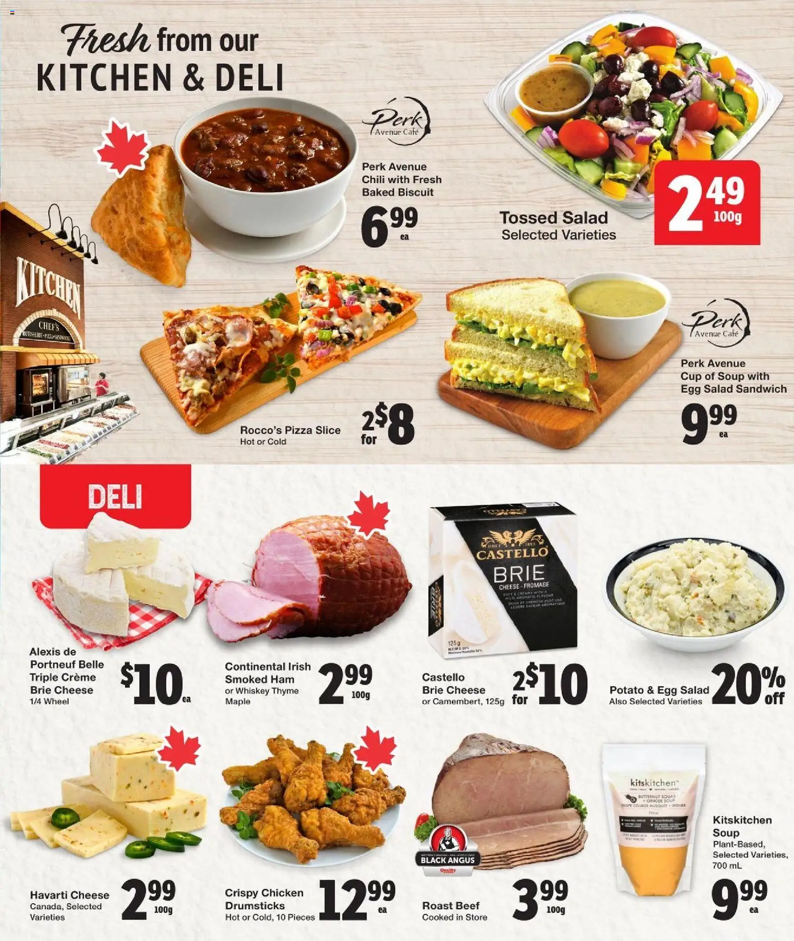 Quality Foods flyer valid from 12.02.2026 | Page: 6 | Products: Beef, Whiskey, Salad, Chicken