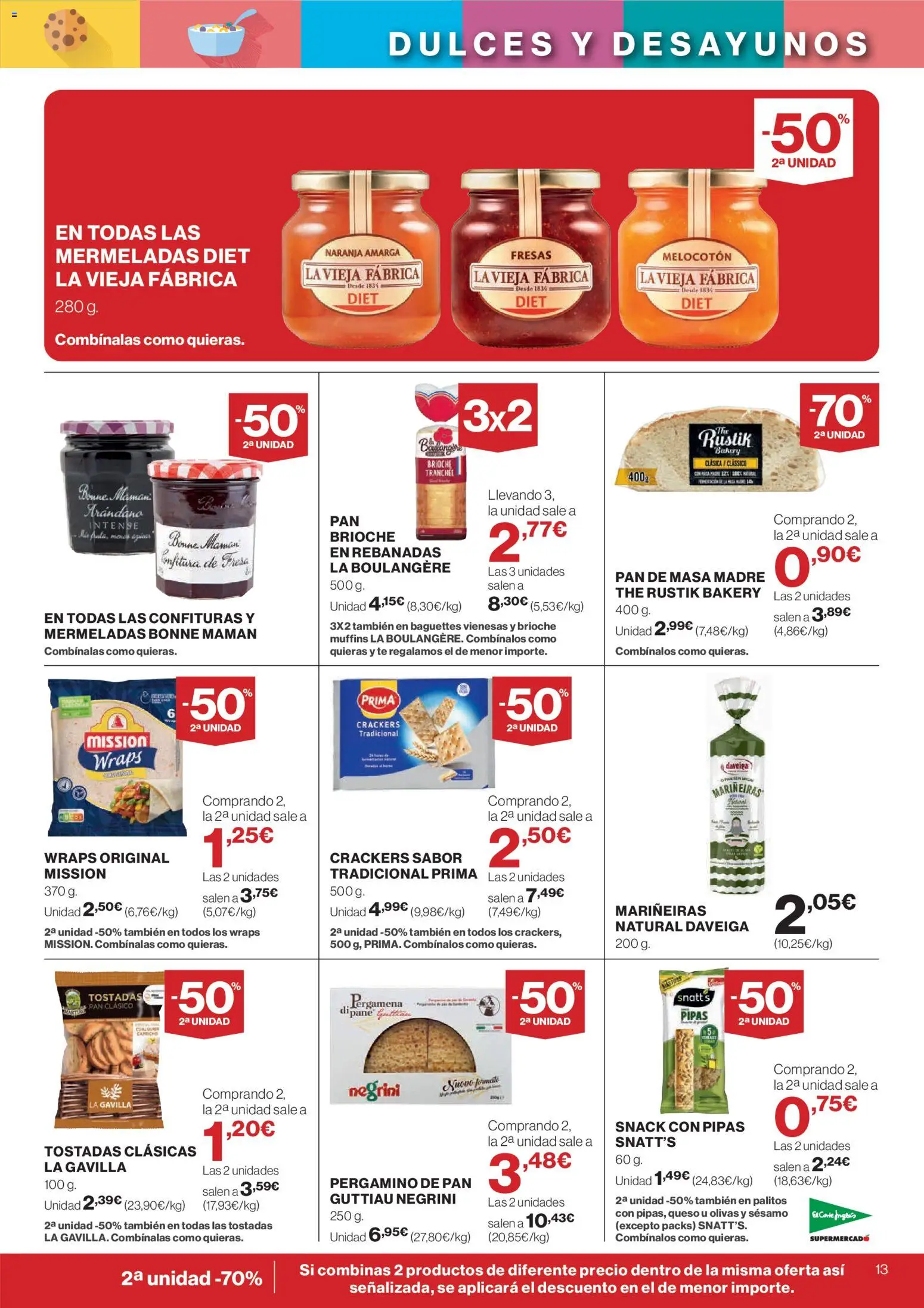 Nuevas ofertas de El Corte Inglés válidas en toda la República Mexicana desde el 29.01.2026. ¡Encuentra las mejores ofertas en El Corte Inglés catálogo! | Página: 13 | Productos: Queso, Pan, Dulces, Fresas