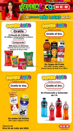 Nuevas ofertas de H-E-B válidas en toda la República Mexicana desde el 18.07.2025. ¡Encuentra las mejores ofertas en H-E-B folleto! | Página: 2