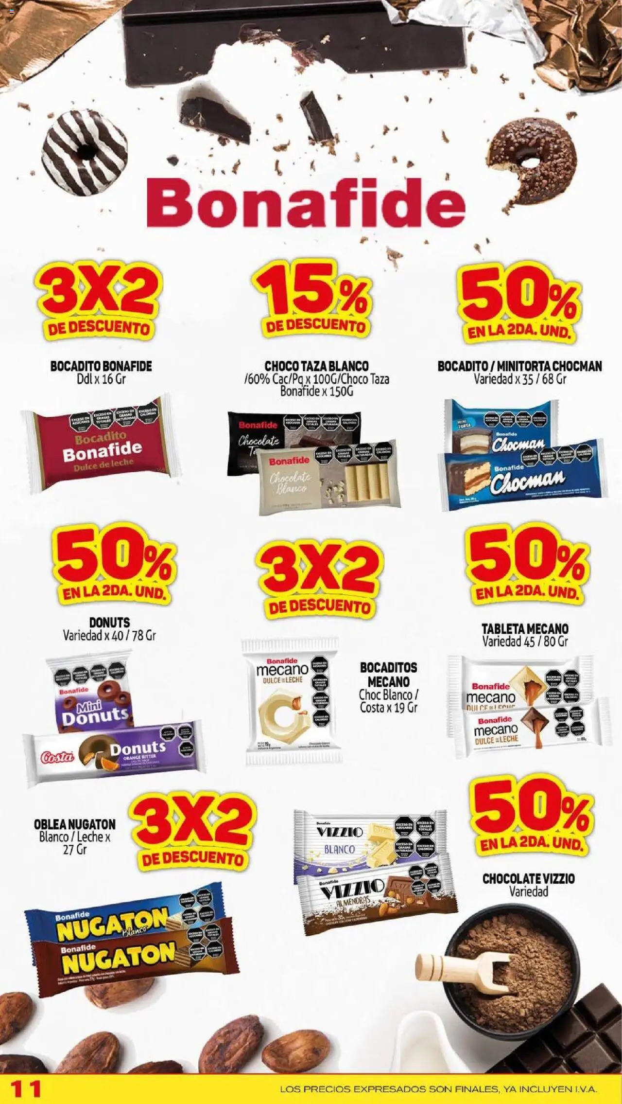 Makro ofertas │ válido desde el 07.08.2025 | Página: 11 | Productos: Almendras, Taza, Leche, Chocolate